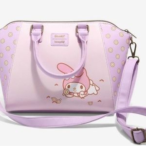 Sanrio My Melody Loungefly Handbag Purse Shoulder Strap Lavender Pink